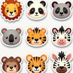 Animals & Wildlife - Sticker Sheet v35
